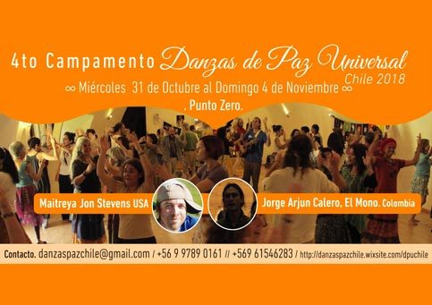 4to Campamento de Danzas de Paz Universal<br/>Chile 2018